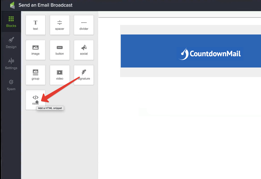 Adding a countdown timer in infusionsoft campaigns