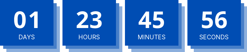 Stacked block countdown timer
